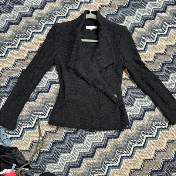 Iro Women's Black Textured Jacket - Picture 7 of 7